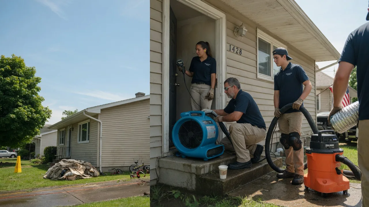 Water Damage Restoration in Pesotum, IL near me